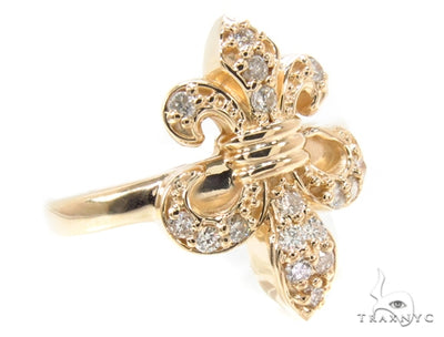Fleur-de-Lis Diamond Ring 35531 - Image 1