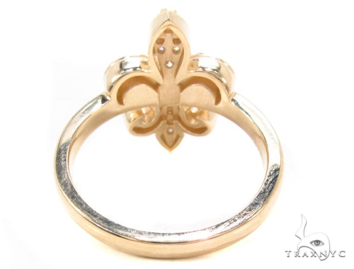 Fleur-de-Lis Diamond Ring 35531 - Image 6