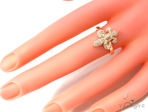 Fleur-de-Lis Diamond Ring 35531 - Image 8