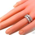 Prong Diamond Ring Set 39262 - Image 7