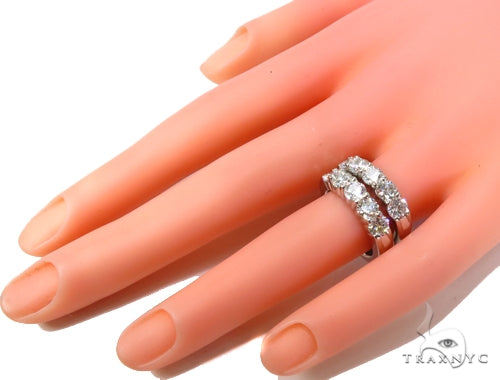 Prong Diamond Ring Set 39262 - Image 7