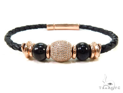 Prong Diamond Rope Bracelet 37484 - Image 1