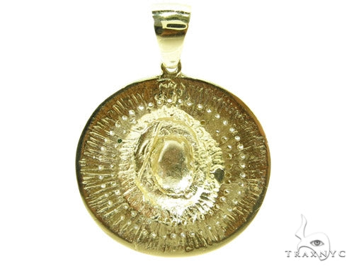 Prong Diamond & Ruby Lion Pendant 37252 - Image 5