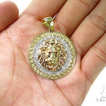 Prong Diamond & Ruby Lion Pendant 37252 - Image 6