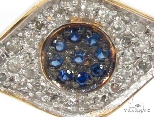 Prong Diamond & Sapphire Necklace 35270 - Image 2