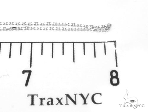 Prong Diamond Sapphire Gemstone Necklace 35273 - Image 10