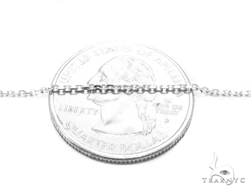 Prong Diamond Sapphire Gemstone Necklace 35273 - Image 6