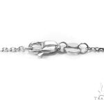 Prong Diamond Sapphire Gemstone Necklace 35273 - Image 7