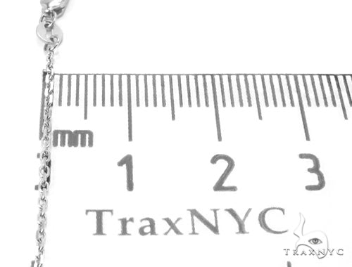 Prong Diamond Sapphire Gemstone Necklace 35273 - Image 9