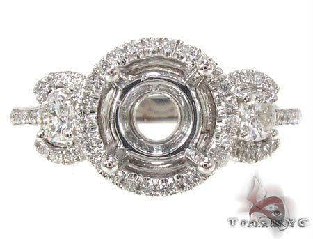 Prong Diamond Semi Mount Ring 35990 - Image 2