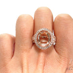 Prong Diamond Semi Mount Ring. 41062 - Image 7