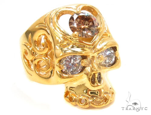 Diamond Skull Ring 35393 35493 - Image 1