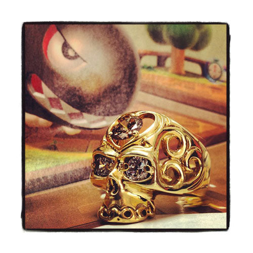 Diamond Skull Ring 35393 35493 - Image 3