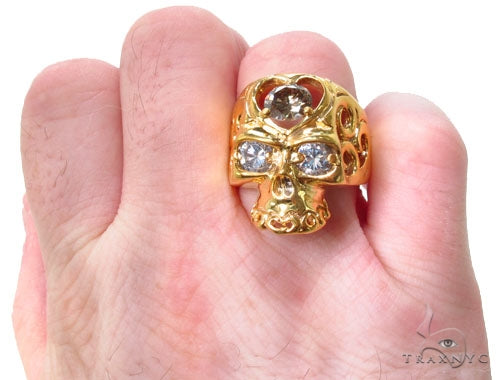 Diamond Skull Ring 35393 35493 - Image 8