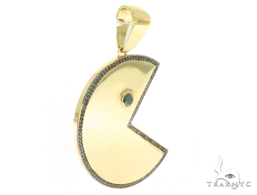 Prong Diamond Pac Man Pendant 45099 - Image 2
