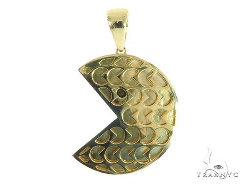 Prong Diamond Pac Man Pendant 45099 - Image 3