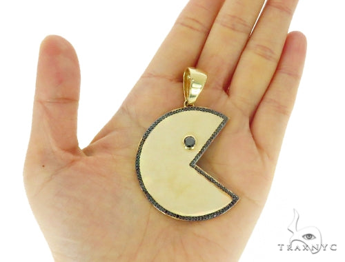 Prong Diamond Pac Man Pendant 45099 - Image 6