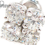 Prong Diamond Stud Earrings 27078 - Image 3