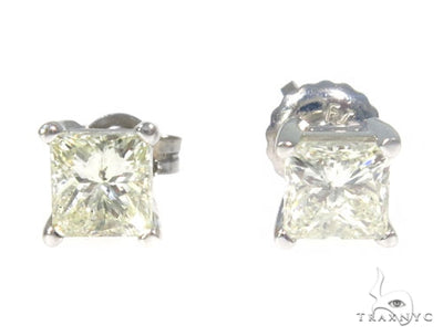 Prong Diamond Stud Earrings 45056 - Image 1