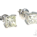 Prong Diamond Stud Earrings 45056 - Image 2