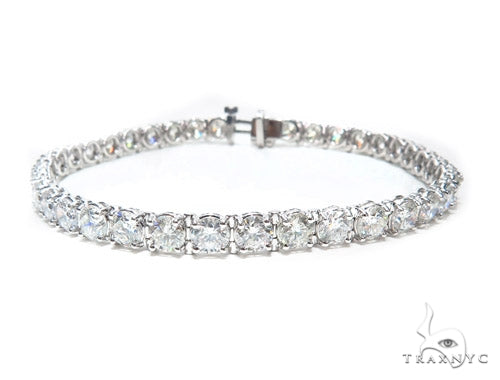 Prong Diamond Tennis Bracelet 41761 - Image 1