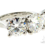 Prong Diamond Three Stone Engagement Ring 57042 - Image 1