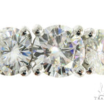 Prong Diamond Three Stone Engagement Ring 57042 - Image 2