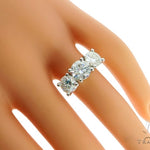 Prong Diamond Three Stone Engagement Ring 57042 - Image 8