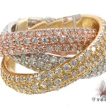 Prong Diamond Three Tone Ring 36971 - Image 2