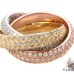 Prong Diamond Three Tone Ring 36971 - Image 5