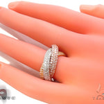 Prong Diamond Three Tone Ring 36971 - Image 7