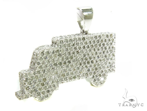 Custom Diamond Truck Pendant 39269 - Image 2