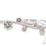 Prong Diamond Two Finger Ring 2 43337 - Image 1