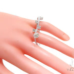 Prong Diamond Two Finger Ring 43336 - Image 6