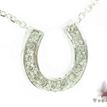 Prong Diamond Horseshoe Necklace 34095 - Image 2