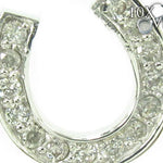 Prong Diamond Horseshoe Necklace 34095 - Image 3