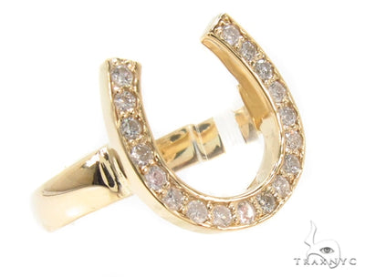 Prong Diamond U Ring 35258 - Image 1