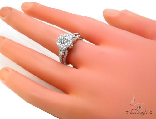 Prong Diamond Wedding Ring 40464 - Image 7