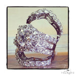 Prong Diamond Wedding Ring Set 39769 - Image 3