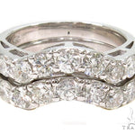 Prong Diamond Wedding Ring Set 39769 - Image 13