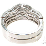 Prong Diamond Wedding Ring Set 39769 - Image 15