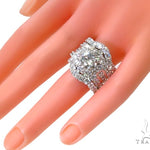 Prong Diamond Wedding Ring Set 39769 - Image 17