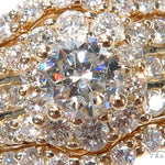 Prong Diamond Wedding Ring Set 45064 - Image 3