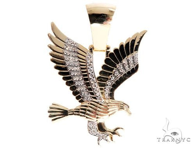 Prong Diamond Wild Eagle Pendant 64139 - Image 1