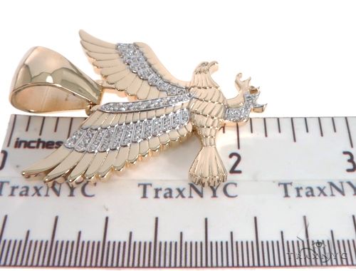 Prong Diamond Wild Eagle Pendant 64139 - Image 7