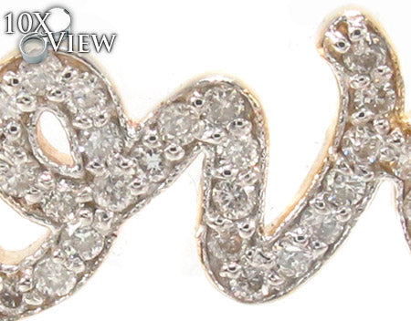 Prong Diamond Love Necklace 33730 - Image 2