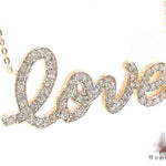 Prong Diamond Love Necklace 33730 - Image 3