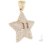 Prong Diamond Mario Star Pendant 64920 - Image 2