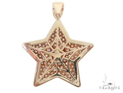 Prong Diamond Mario Star Pendant 64920 - Image 3