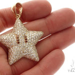 Prong Diamond Mario Star Pendant 64920 - Image 5
